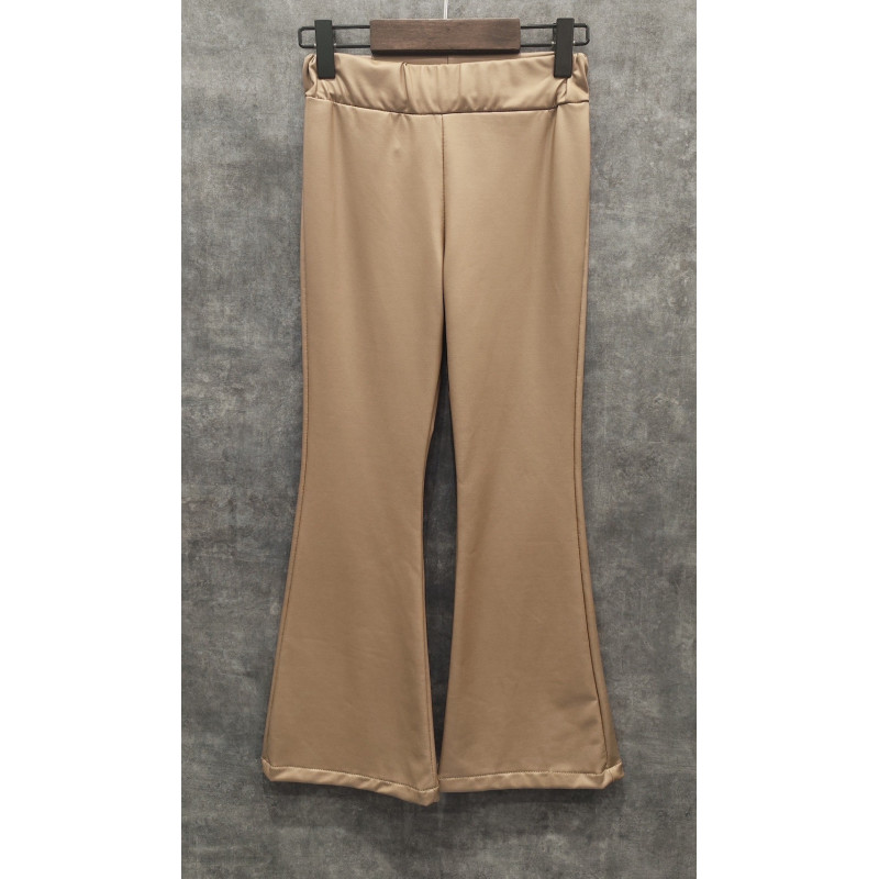 Pantalon Evasé En Cuir Noir Alberta Ferretti - Taille UK 6 (Occasion, Très Bon état)