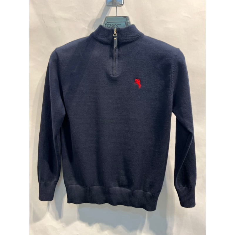 Pull Colmar Originals Homme Zip Bleu - Taille L - Occasion Très Bon état