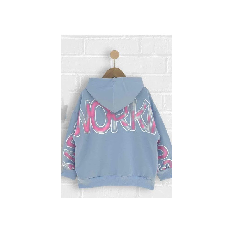 Pull à Capuche Garçon NEXT 7 Ans - Gris Coton - Une Journée Parfaite