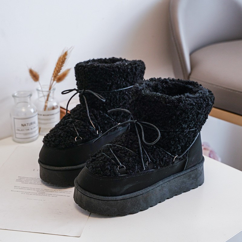 Lot de 12 : Bottes d'hiver fourrure (36-41)