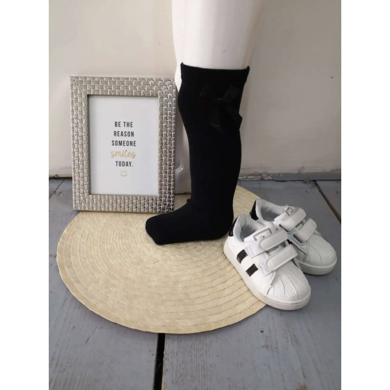 Set of 12 Black Baby Socks