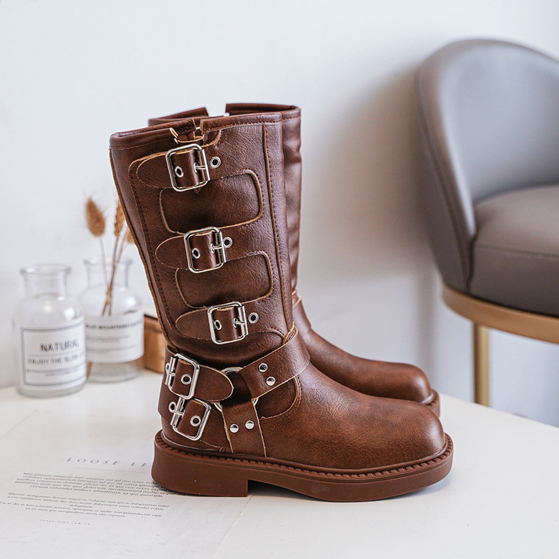 Pack of 12 : Trendy high boots (32-37)