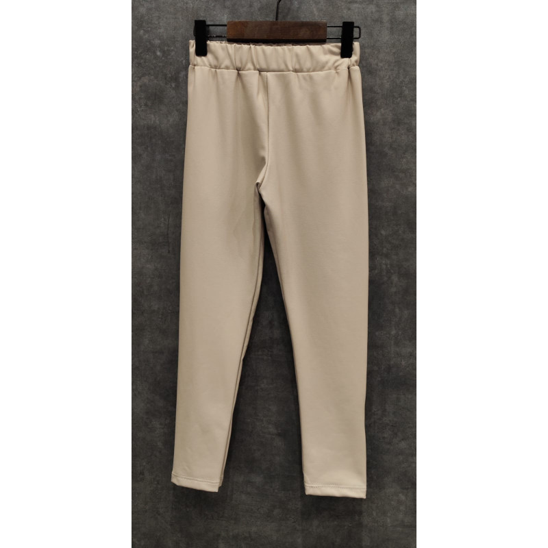 Set of 6 Faux Leather Leggings