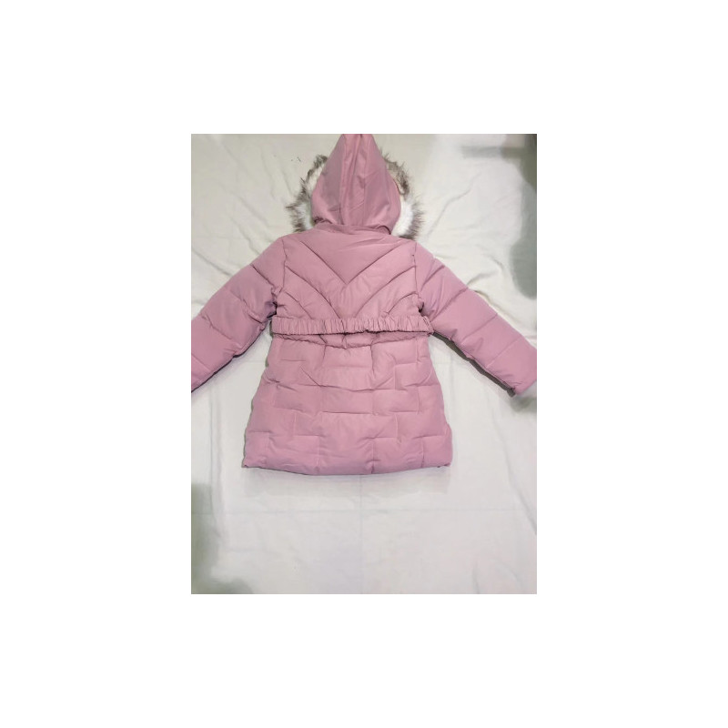 Lot de 6 : Blouson doudoune capuche fausse fourrure