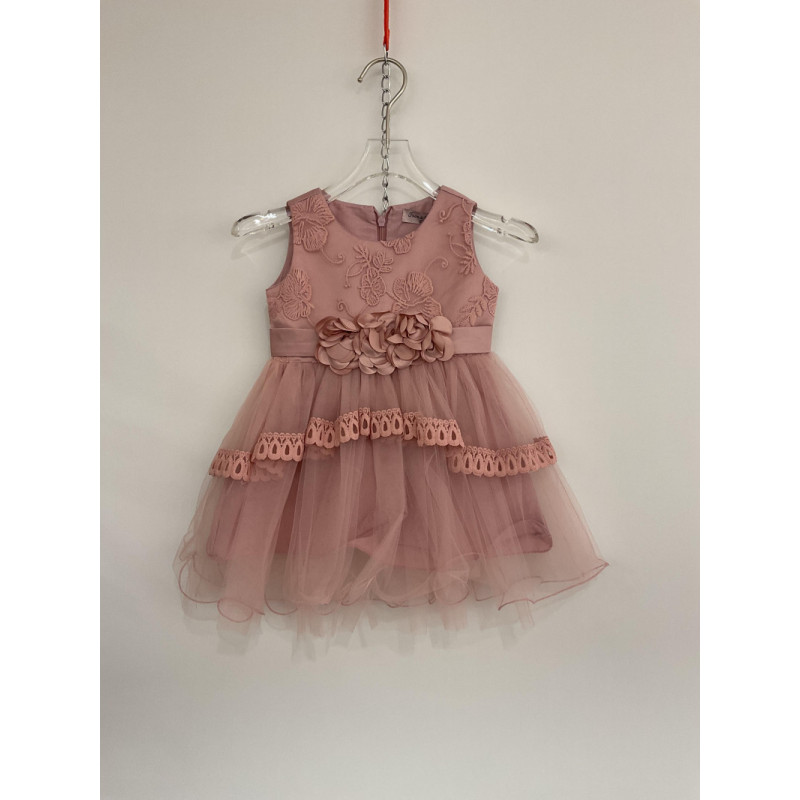 Lot de 5 Robes de fête Fleurs et Volants Bébé