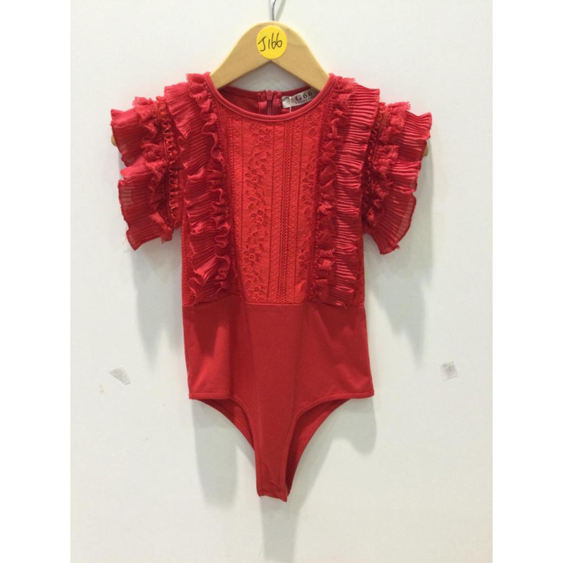 Lot de 6 : Body déco froufou et volant