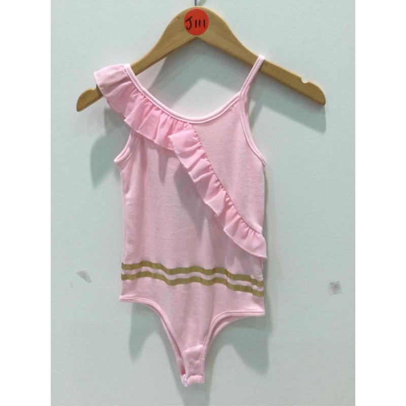 Lot de 6 : Body déco volant à bretelle