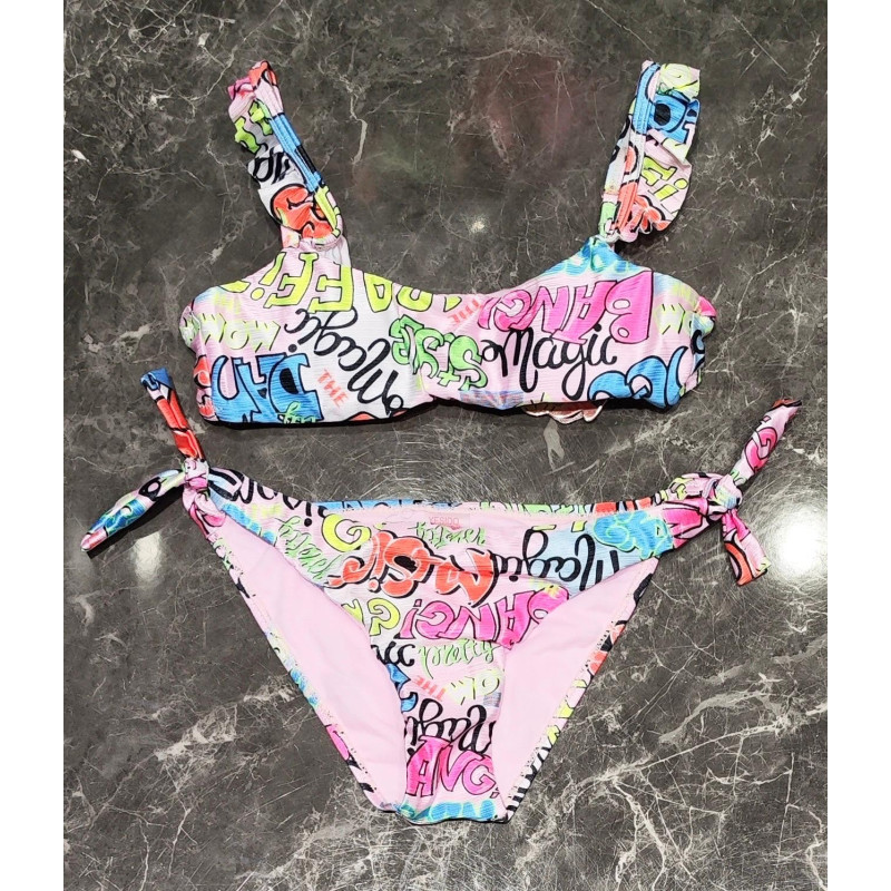 Lot de 5 Ensembles BIKINI colored writing