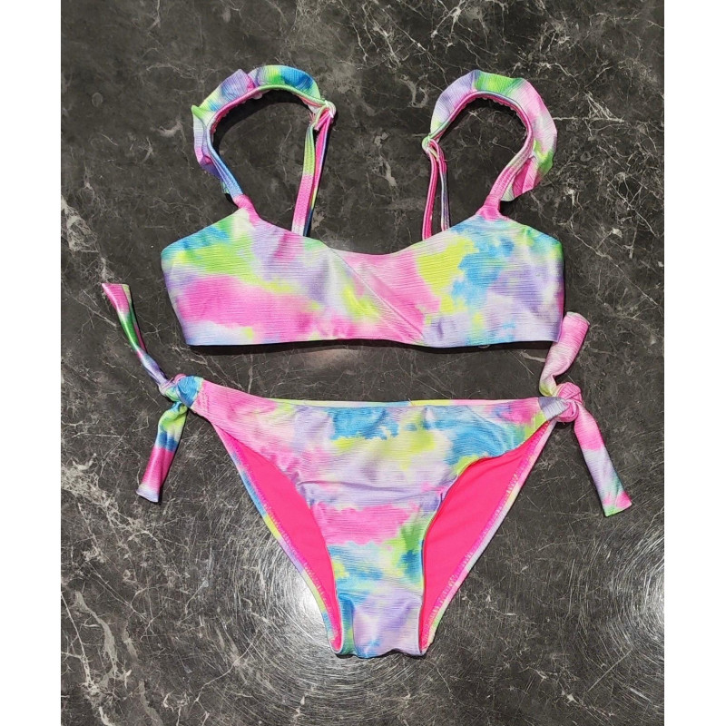 Partij van 5 veelkleurige fluo bikini's