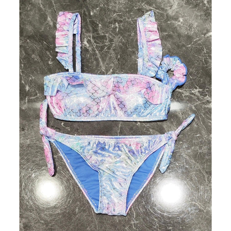 Lot de 5 Ensembles BIKINI colorés motif écailles