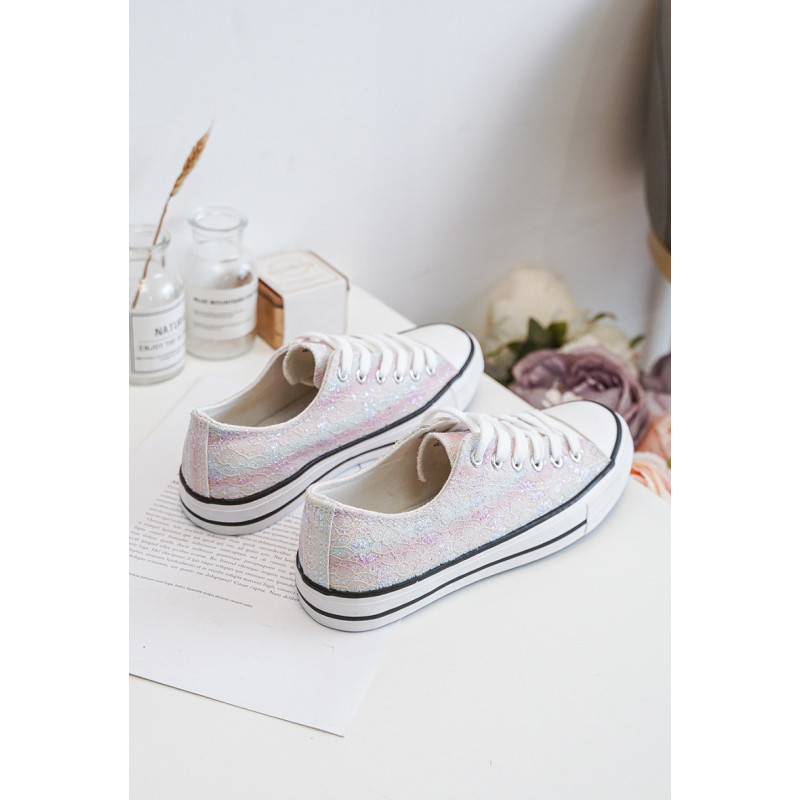 Lot de 12 : Tennis pailletées (tailles 36 à 41)