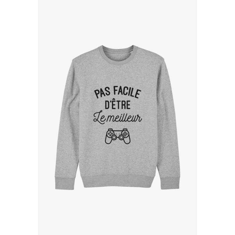 Set van 8: Grijze kindersweater - Het is niet eenvoudig om de beste te zijn