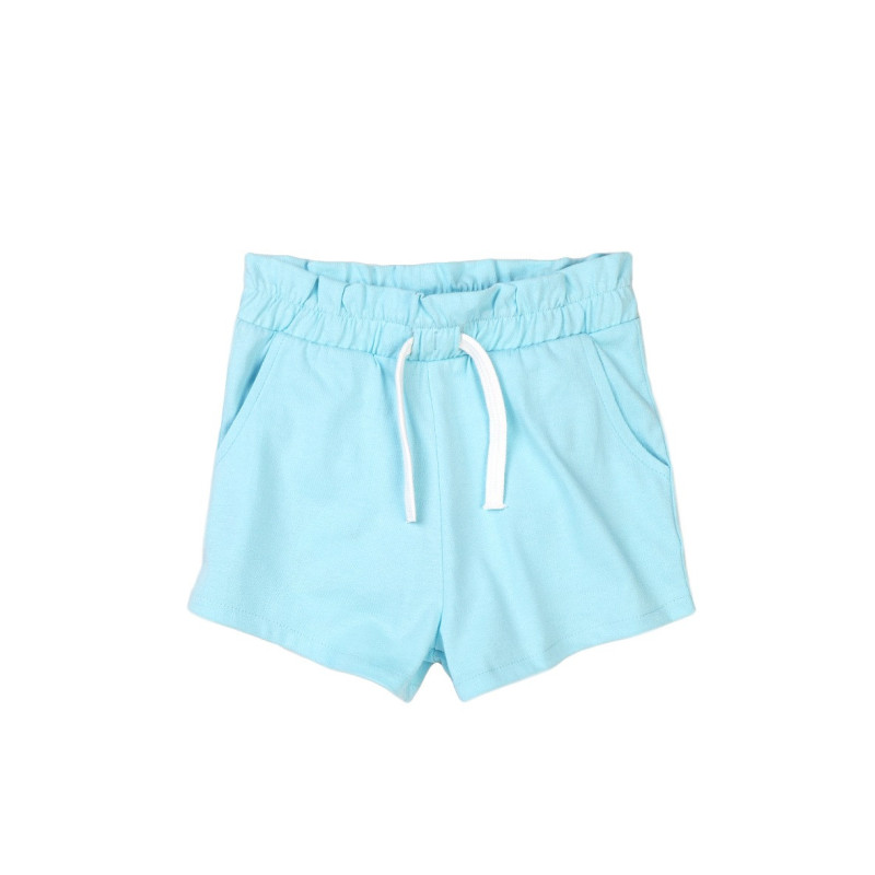 Set van 6: Turquoise basic jersey shorts