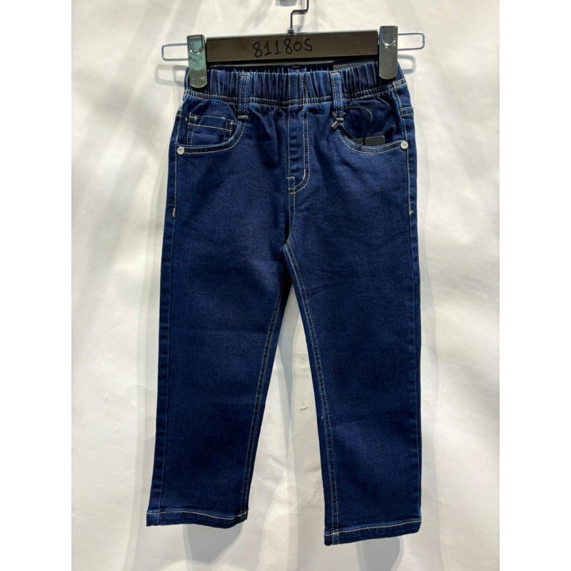 Lot of 6: Blue jean trousers slim fit for child