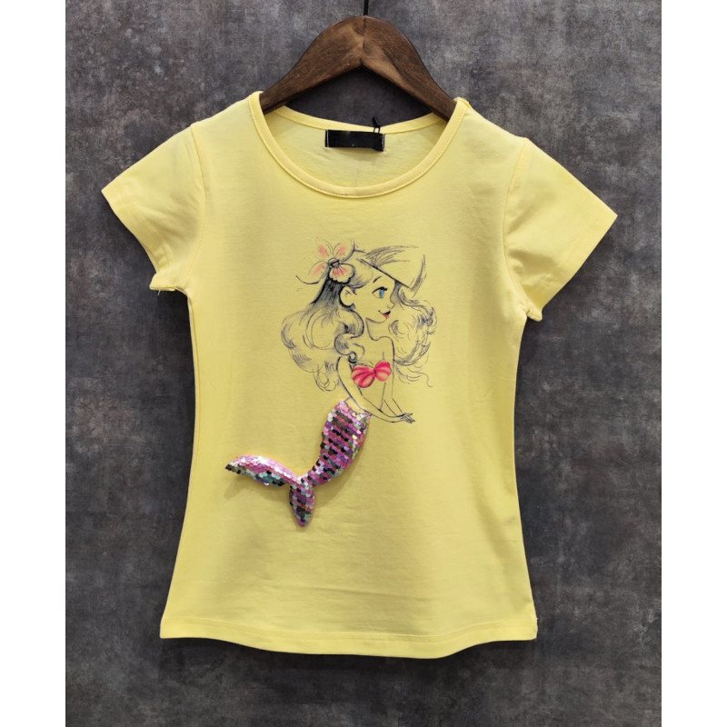 Lot de 6 : T-shirt imprimé Sirène