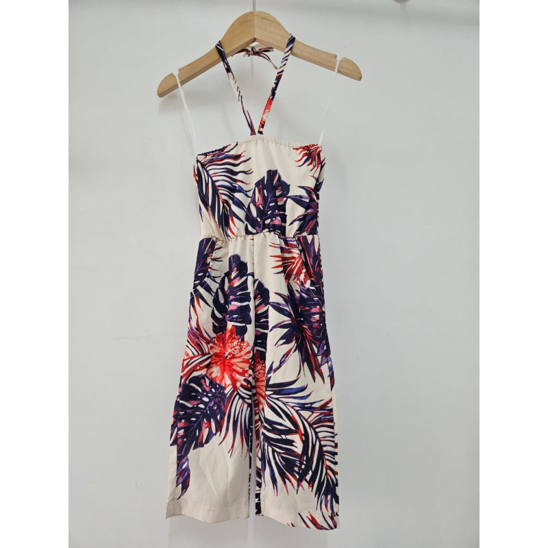 Pakket van 7: Tropische print jumpsuit