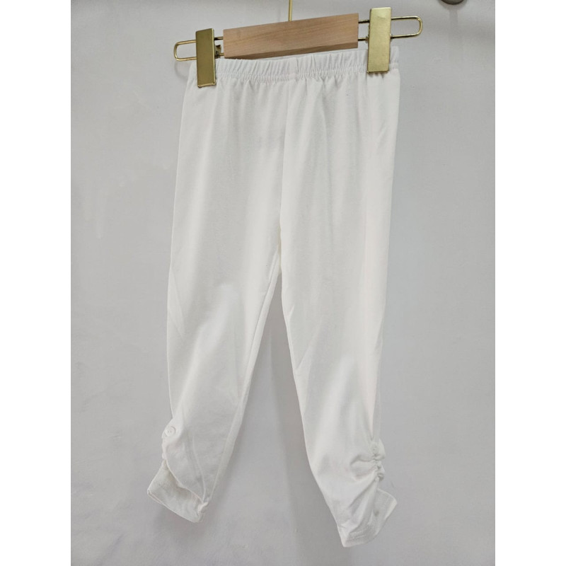 Pack of 7: White leggings