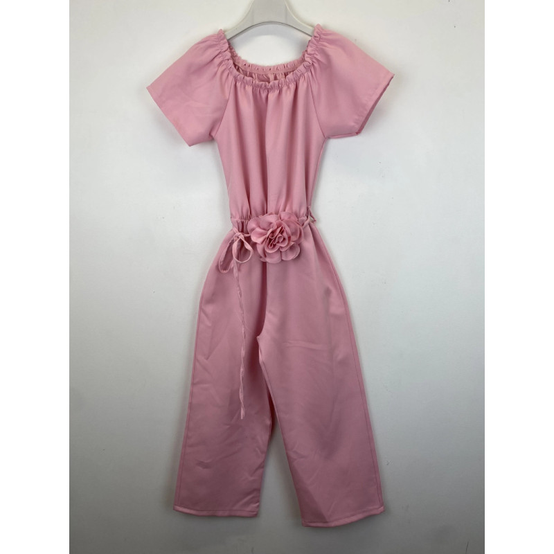 Lot de 6 : Combinaison avec ceinture fleurie