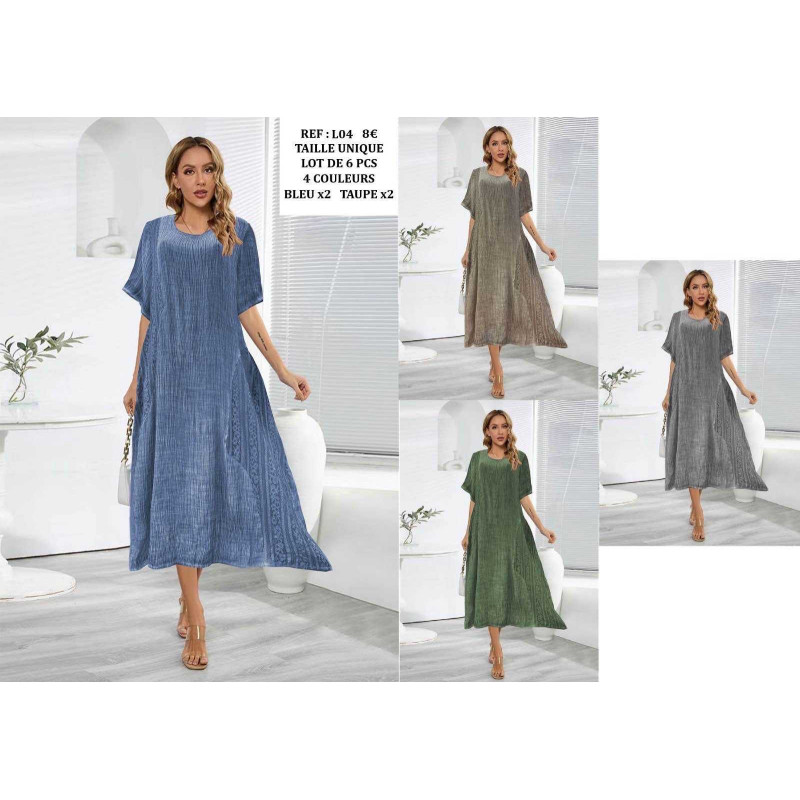 Lot mixed with 6 casual style dresses
