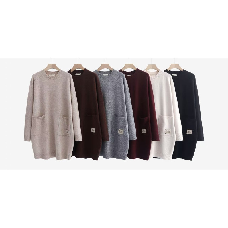 Lot de 10 en Robe Pull oversize - 6 couleurs