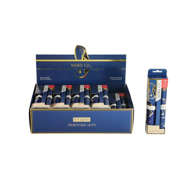 Coffret Parfum Femme MISSY G.G. – Eau de Toilette & Body Lotion – Format Voyage