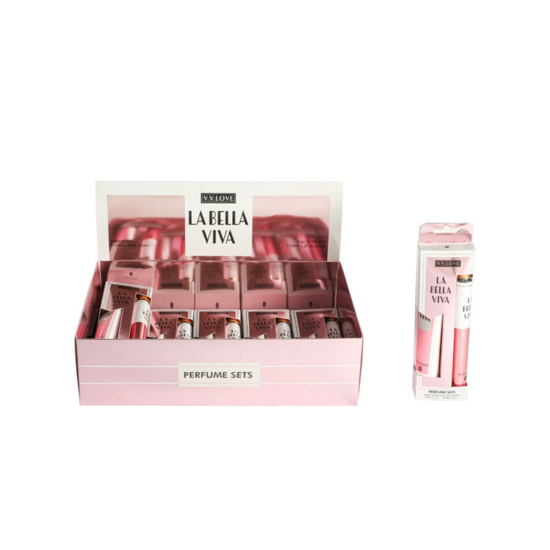 Fragrance Box La Bella Viva - Eau de Toilette & Body Lotion - Travel Format