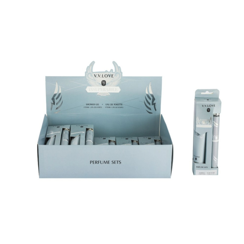 Coffret Parfum Homme INSUPERABILE – Eau de Toilette & Gel Douche – Format Voyage
