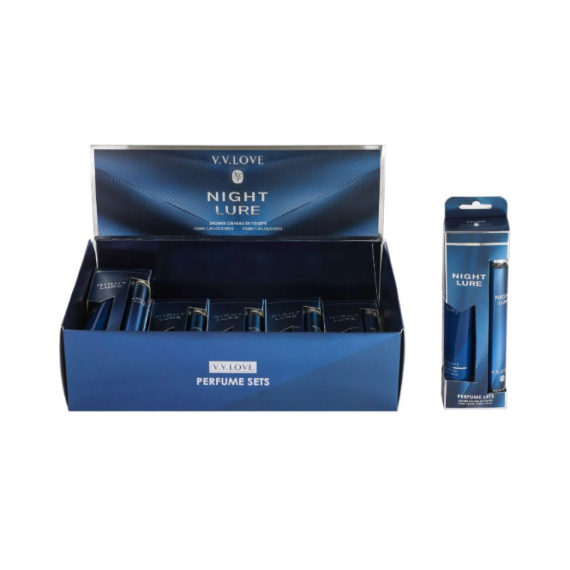 Coffret Parfum Homme NIGHT LURE – Eau de Toilette & Gel Douche – Format Voyage