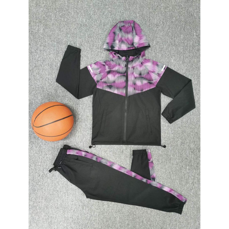 Set van 6: Children's Hooded Child Set met grafische patronen - Comfort en dynamische stijl