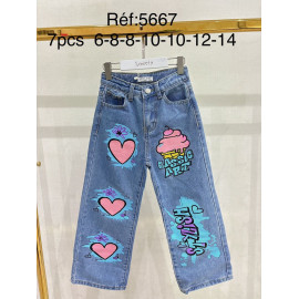 Lot of 7: Jean Girl Printed...