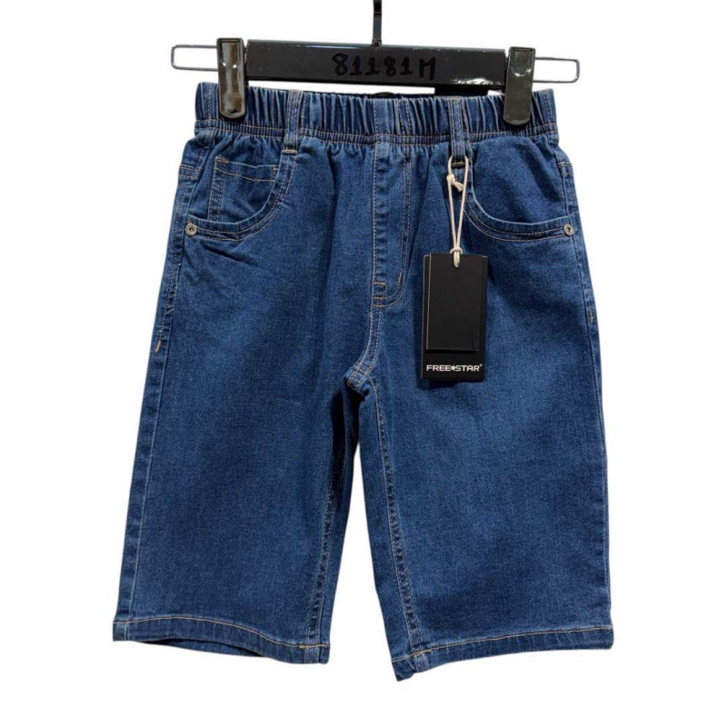 Lot of 10: Bermuda Child in jeans with elastic waist