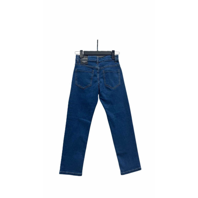 Lot de 10 : Jean enfant en denim avec taille élastique