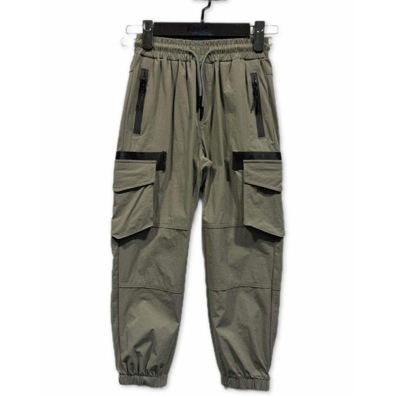 Lot de 12 : Pantalon Cargo Enfant Multi-Poches – Style Urbain & Confort