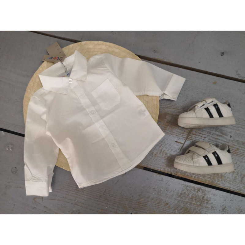 Lot of 7: Boy Long Sleeve Boy Shirt - Classic Cup