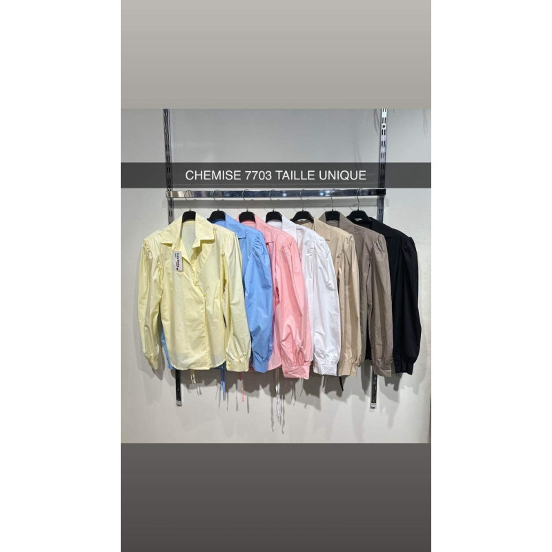Chemises boutonnées à manches longues