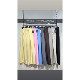 Pantalon fluide coupe large