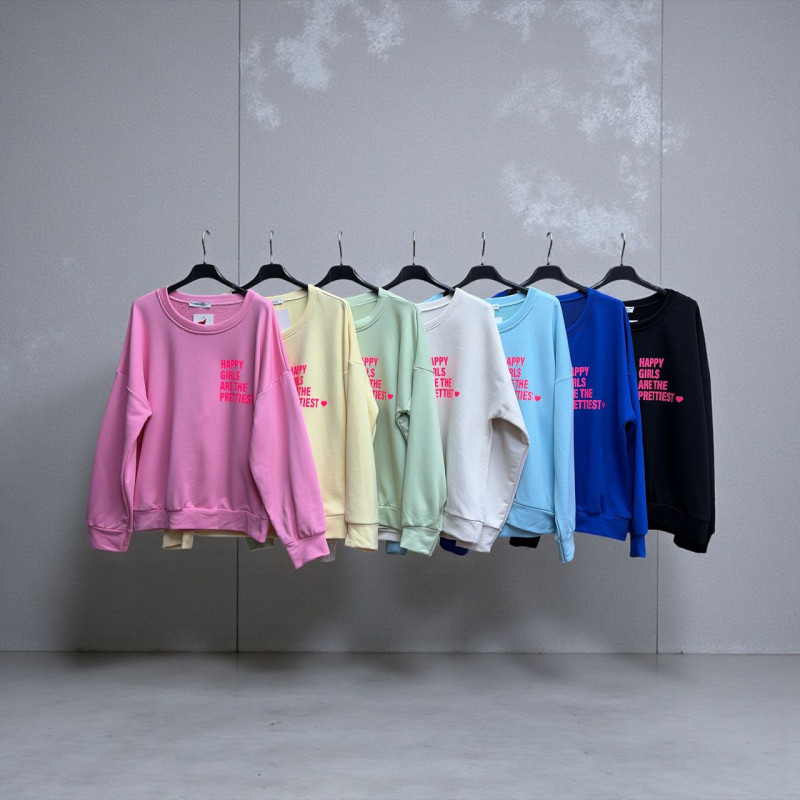 Lot of 1: Message Woman Sweatshirt - Oversize Cup, One Size