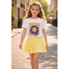 Pack of 6 Girls Pleated...