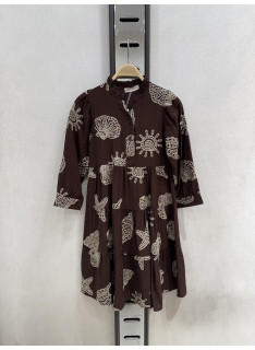 girls boho shell print dress trendy kids fashion 4 14 years wholesale clothing
