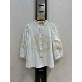 meisjes blouse borduurwerk lange mouwen kinderkleding groothandel