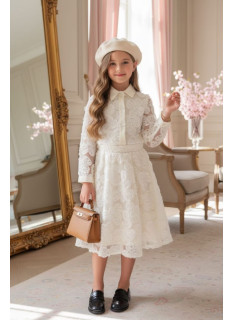 girls floral textured skirt kids fashion wholesale 4 14 years