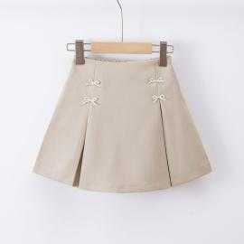 girls skort decorative bows kids fashion wholesale