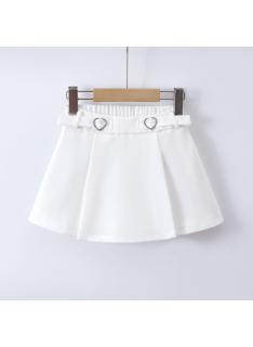jupe short fille ceinture boucle coeur mode enfant grossiste