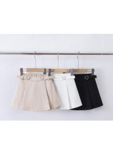 meisjes rok short riem hartgesp kinderkleding groothandel