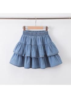 jupe fille denim volants mode enfant grossiste