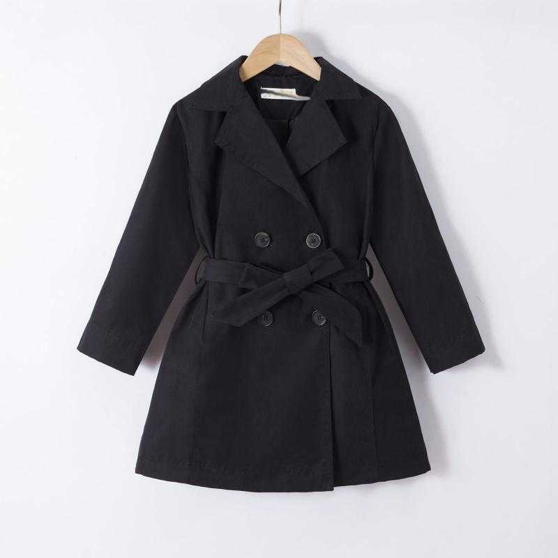 trench fille ceinture a nouer mode enfant grossiste