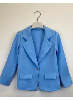 meisjes blazer knoop zakken kinderkleding groothandel