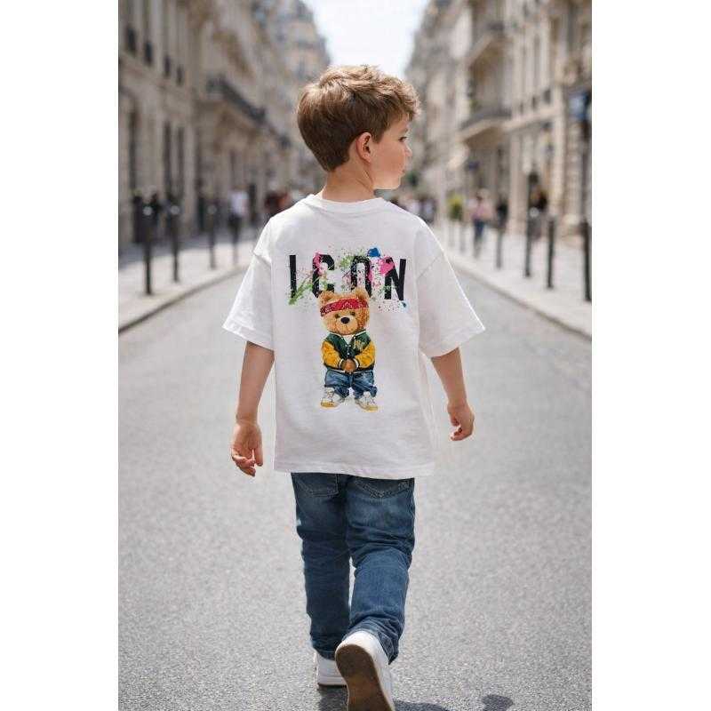 Pack of 6 – Boys ICON print t-shirt – Kids fashion