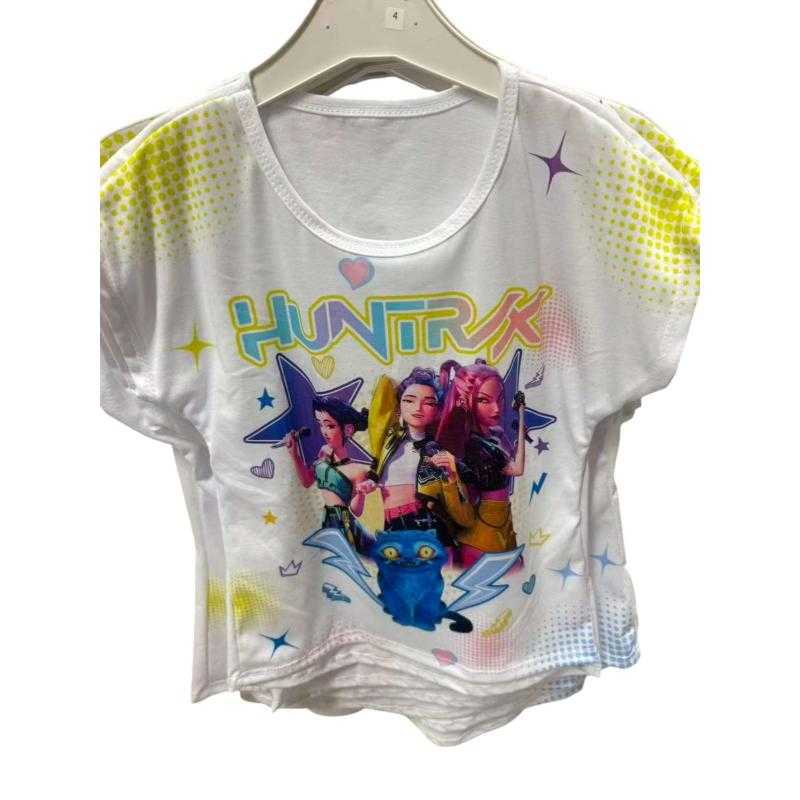 Lot de 6 : Tee-shirt K-pop Demon Hunters HUNTRX
