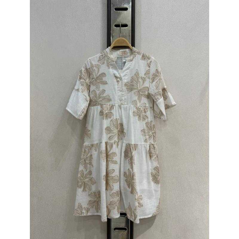 Lot de 6 – Robe fille fluide imprimé fleurs style bohème – Mode enfant